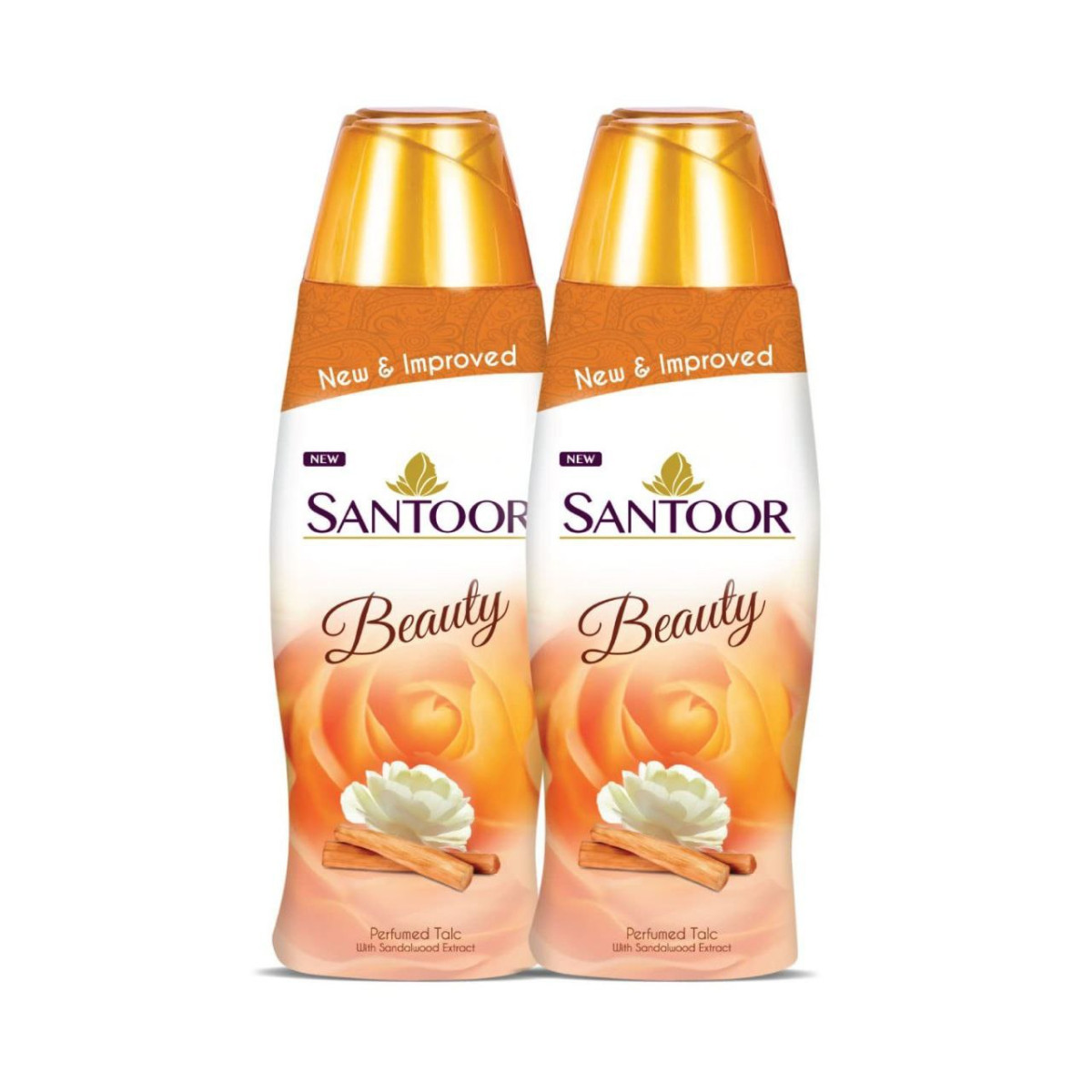 Santoor Beauty Perfumed Talc With Sandalwood Extracts (150g Pack Of 2) 184 