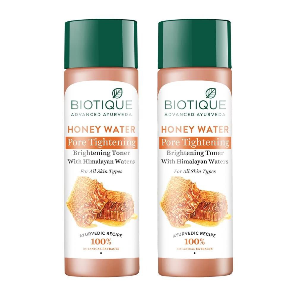 Biotique Honey Water Pore Tightening Brightening Toner 120ml (pack Of 2) 18