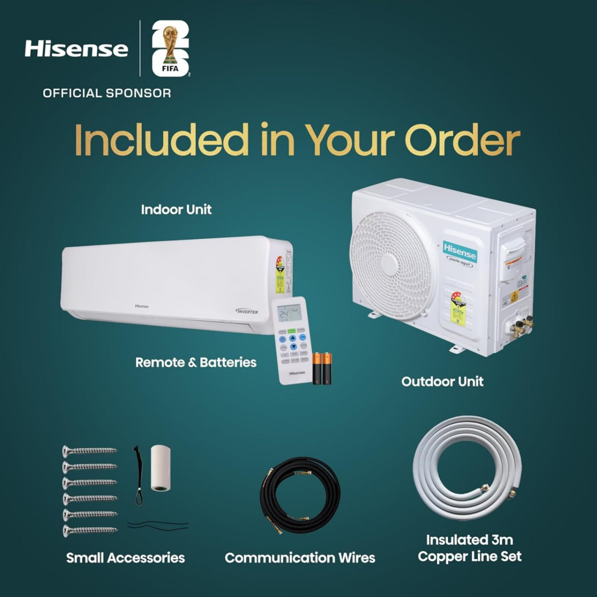 Hisense 1 0 Ton 3 Star Inverter Split Ac 25 740 Apply 1000 Coupon 2250 With