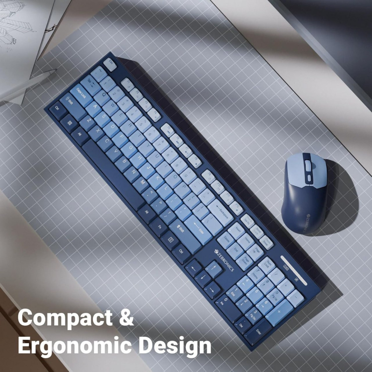 Zebronics Wireless Keyboard Mouse Combo 999 – Best Price in India