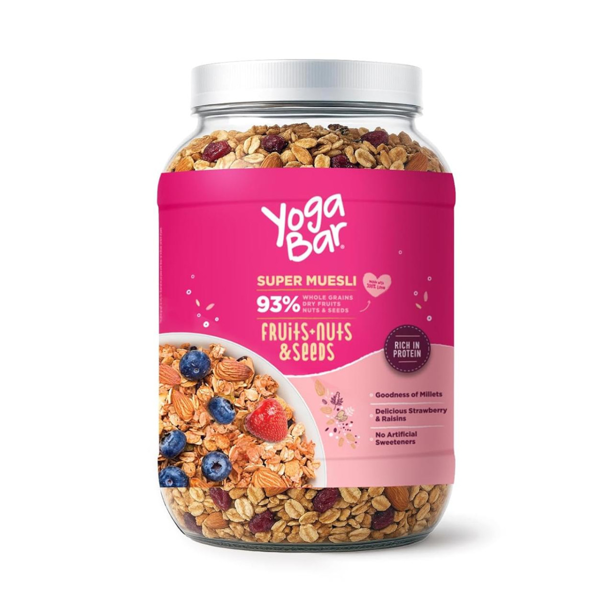 Yogabar Muesli Fruit And Nuts 1kg Jar 299 – Best Price in India