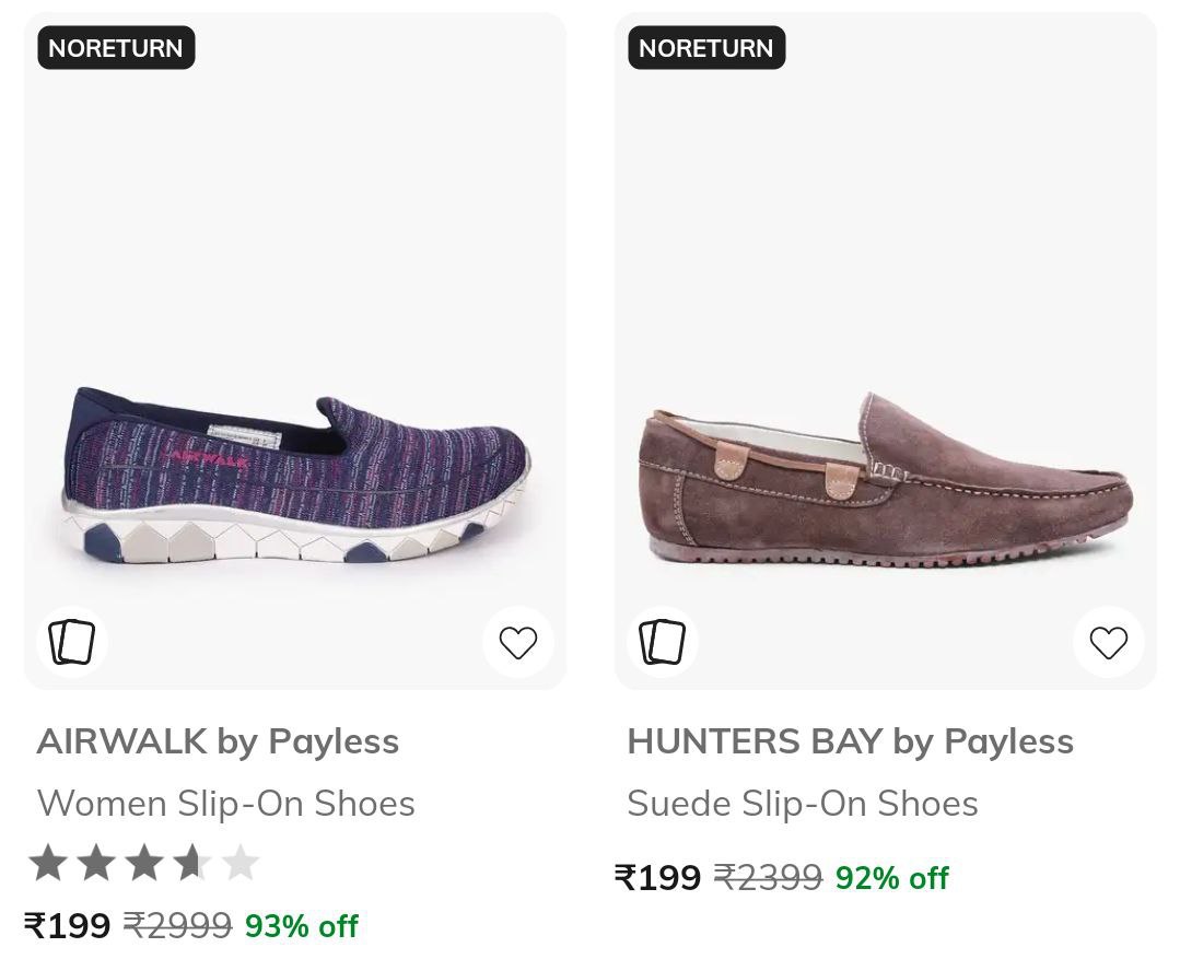 Ajio Loot Branded Footwears Starts From 199men S Women S – Best Price in In