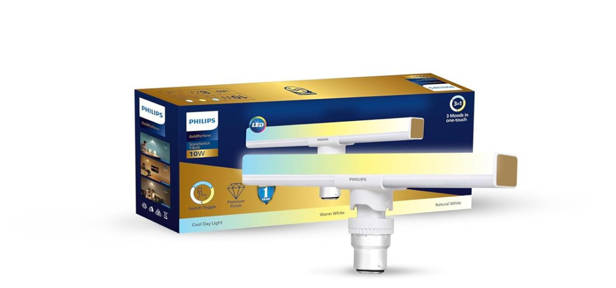 Philips 10w B22 Led T-bulb 3 Colors In 1 Led Bulb 179 – Best Price in India