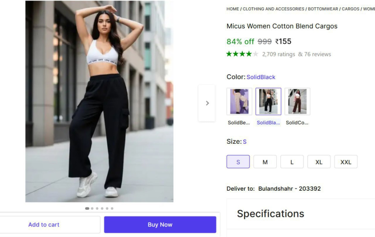 Women S Cargos From 149 – Best Price in India
