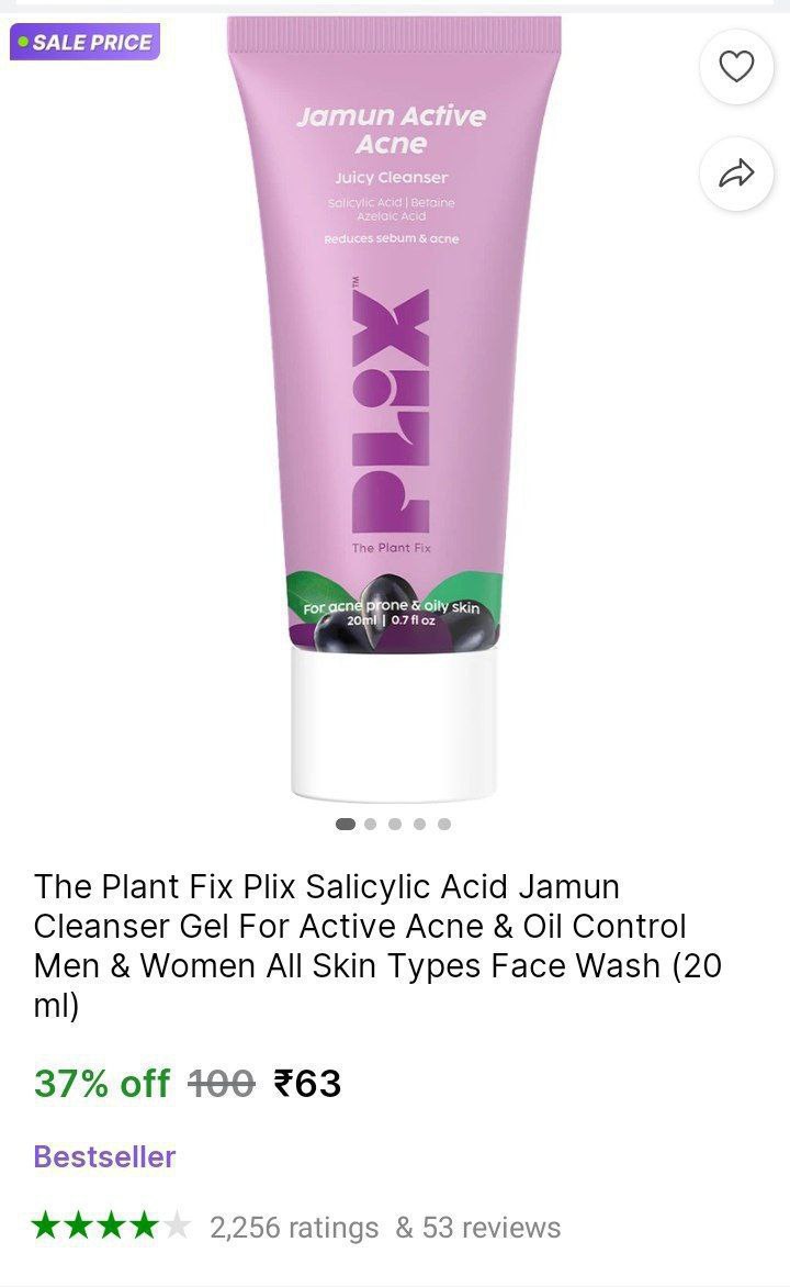 Shopsy Plix Face Wash 63 - – Best Price in India