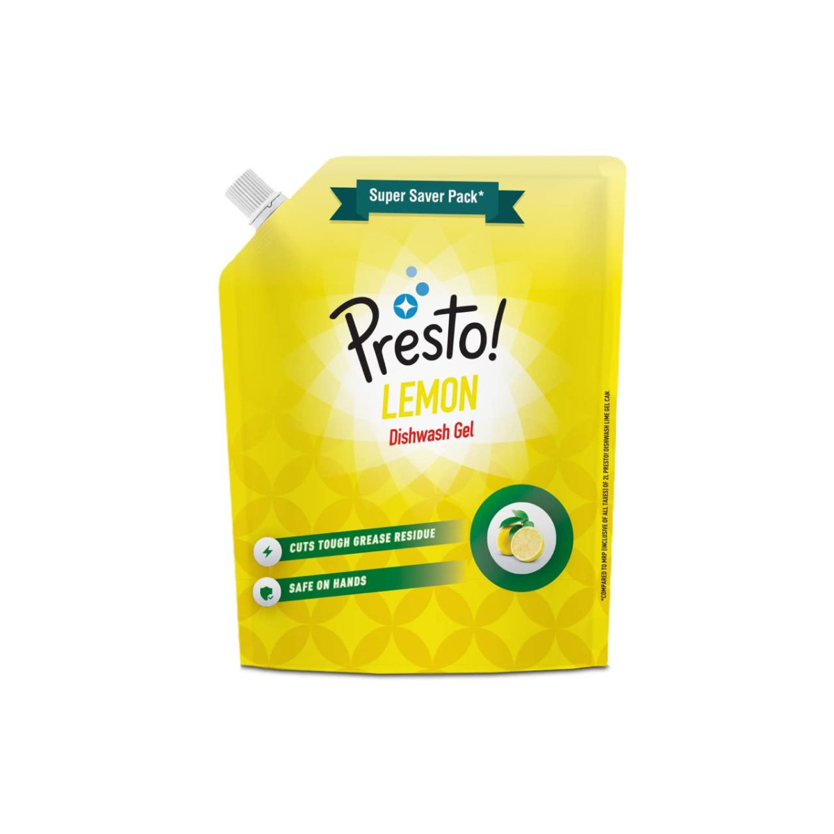 Presto Dishwash Gel Refill Pouch Lemon 2 Litre 199 – Best Price in India