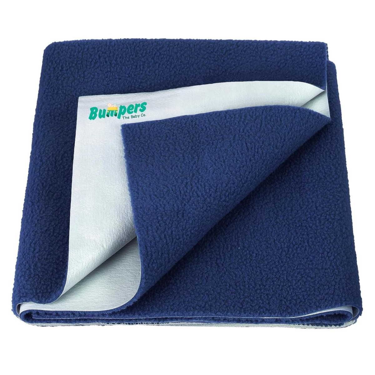 Bumpers Waterproof Quick Dry Sheet For Baby (dark Blue Medium (100x70 Cm)) 