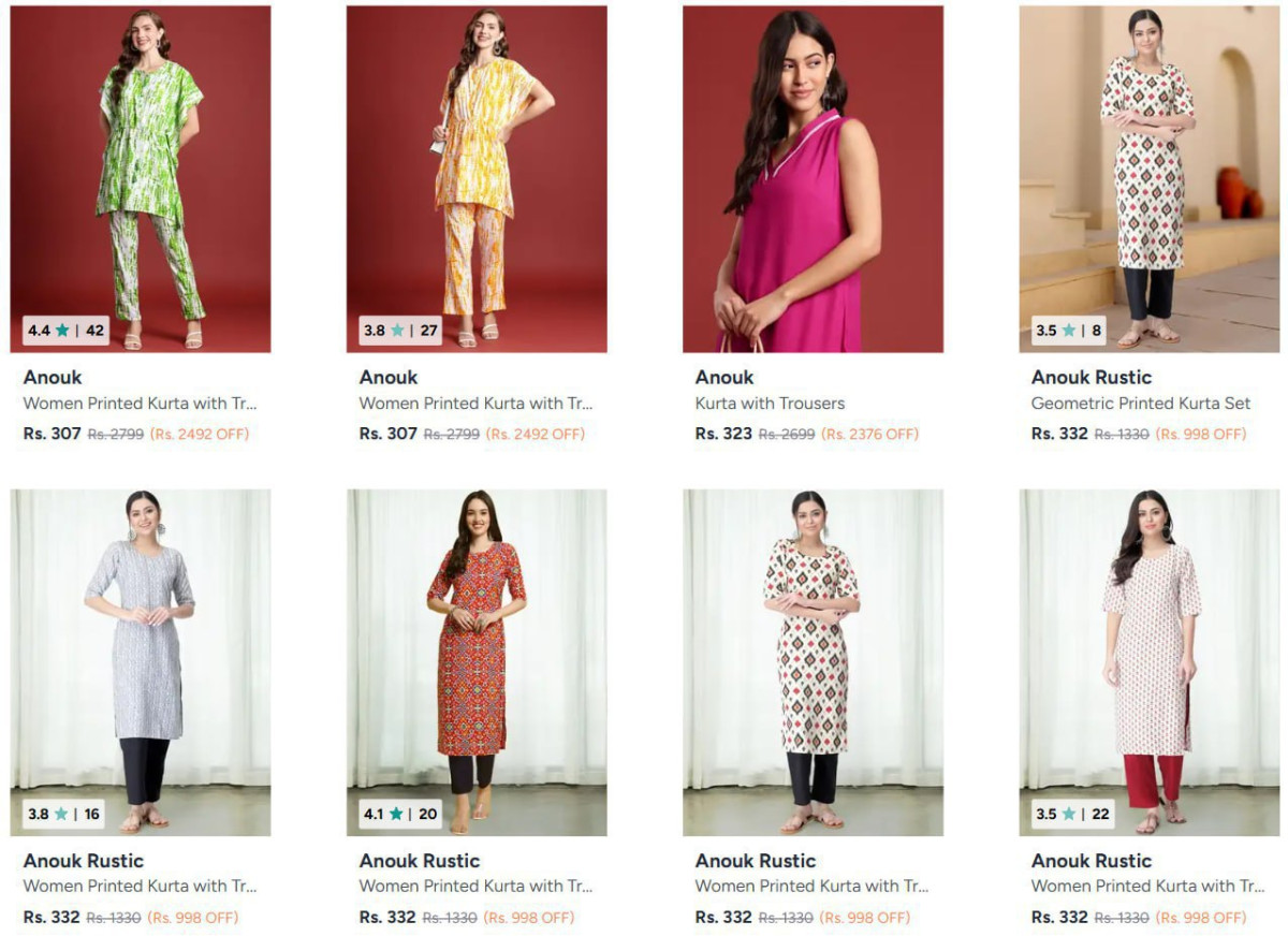 - Anouk Kurta Sets – Best Price in India