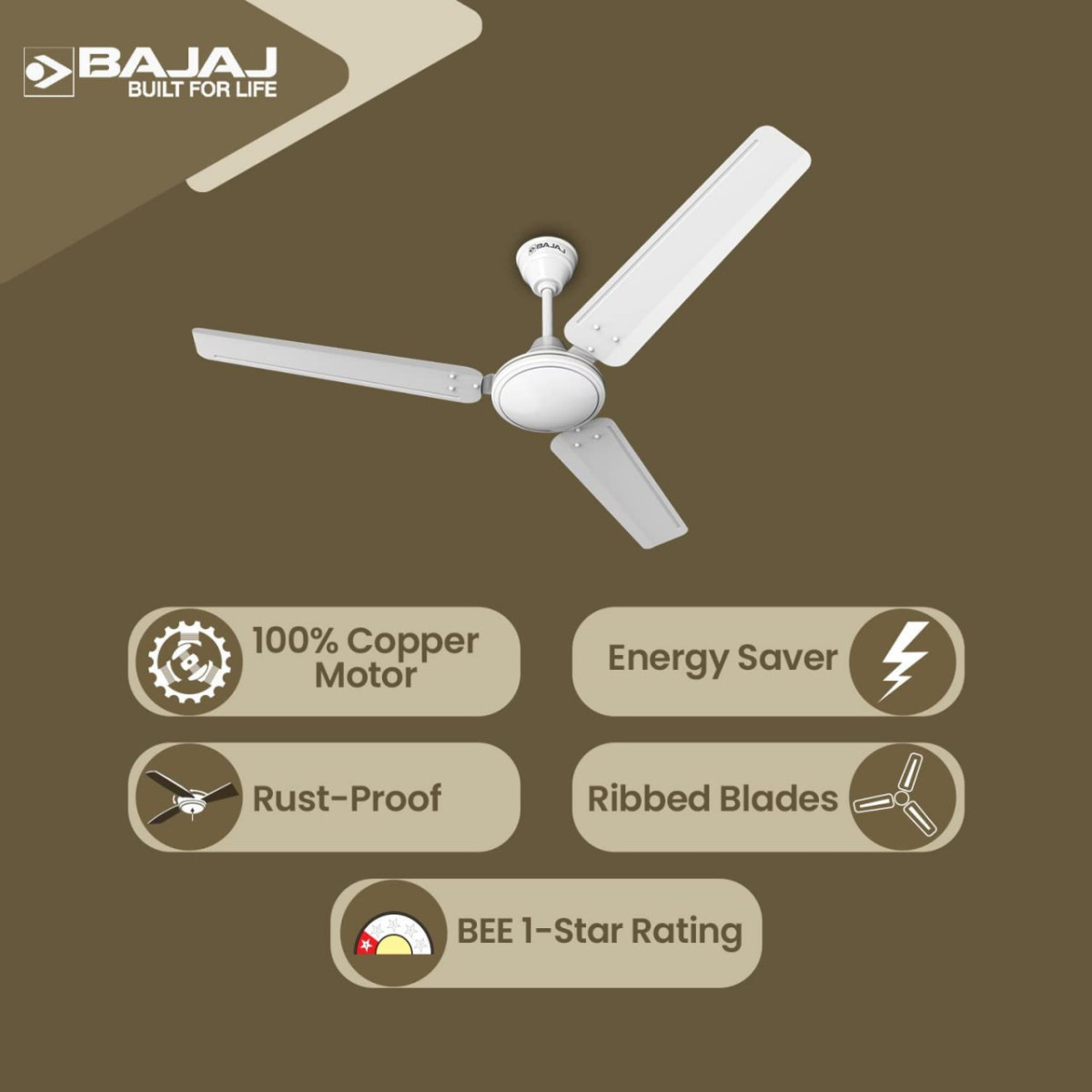 Bajaj Frore 1200 Mm Ceiling Fan 1499 – Best Price in India