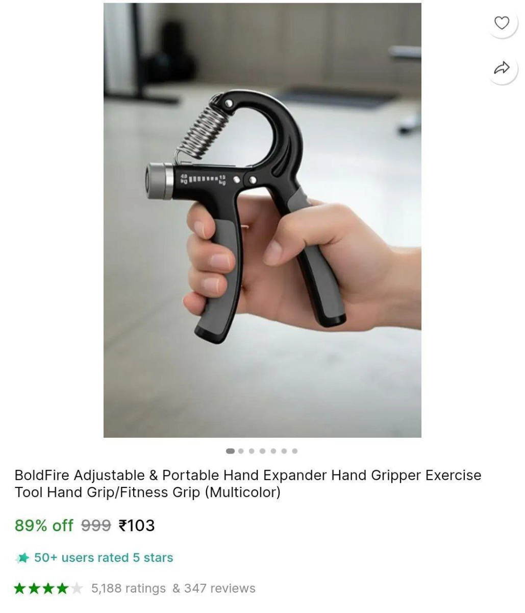 Shopsy Boldfire Hand Gripper 103 -master Link – Best Price in India