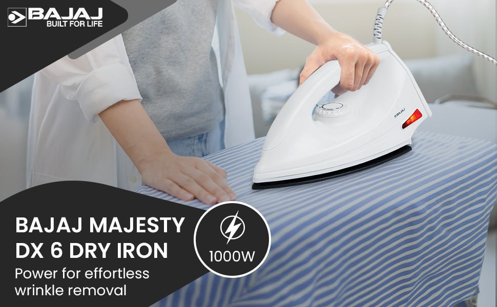 Bajaj 1000w Dry Iron At 669 – Best Price in India