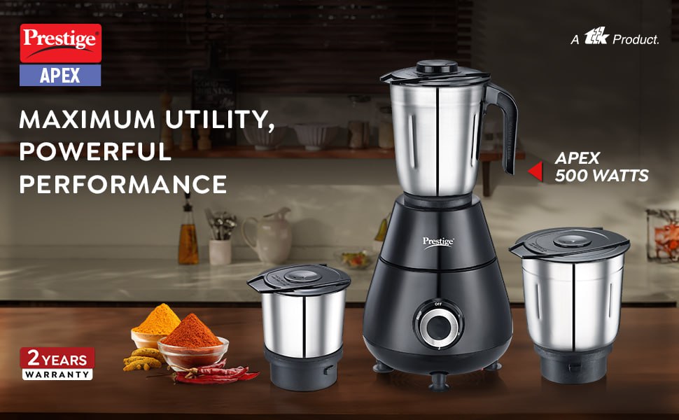 Prestige Mixer Grinder 500 Watt 1694 – Best Price in India