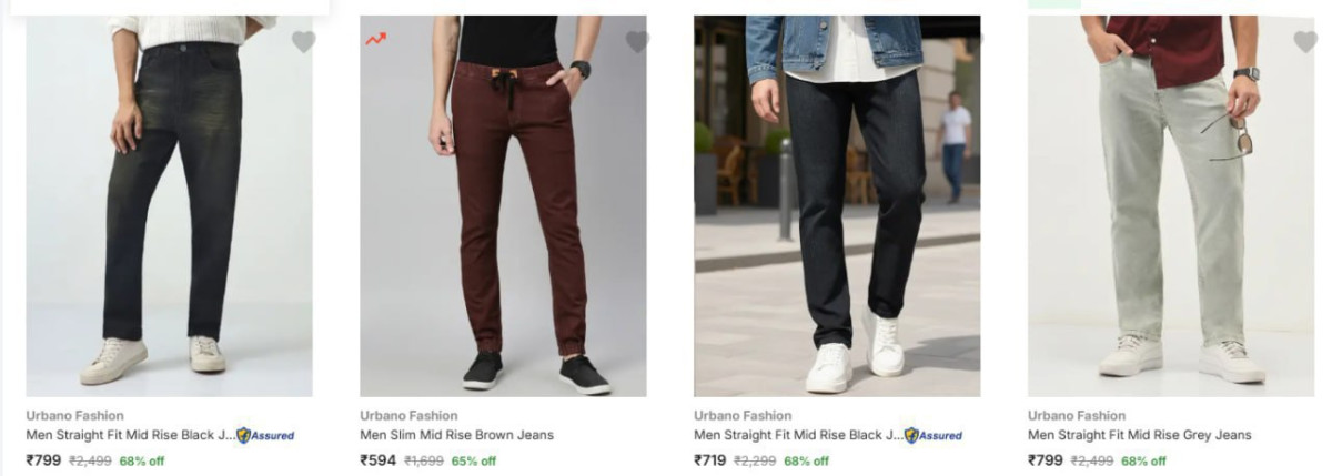 On Urbano Clothing Surf All Pages – Best Price in India
