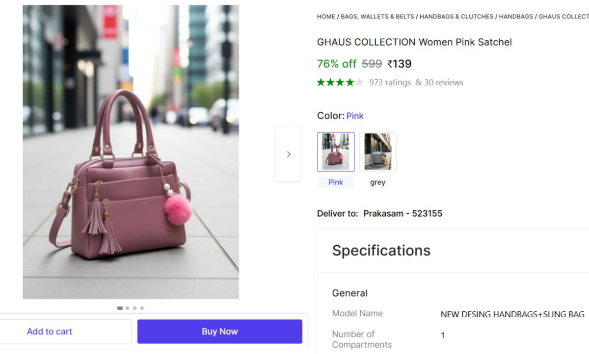 Women Shoulder Bag 139 – Best Price in India