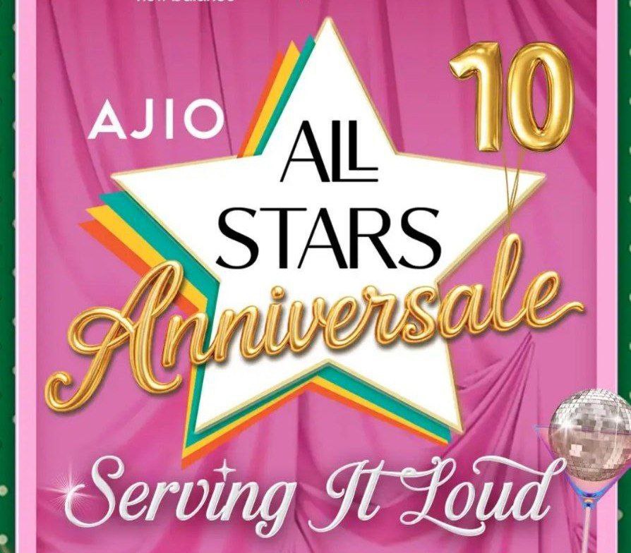 Loot Ajio All Stars Salelink 90 On 20 Lakh Styles Live Brands Deals 85 Scro