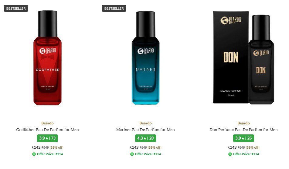 Ajio 60 On Perfumes Starting 143link – Best Price in India
