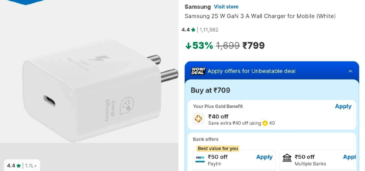 Flipkart Power Up Your Devicessamsung 25w Charger 799 – Best Price in India