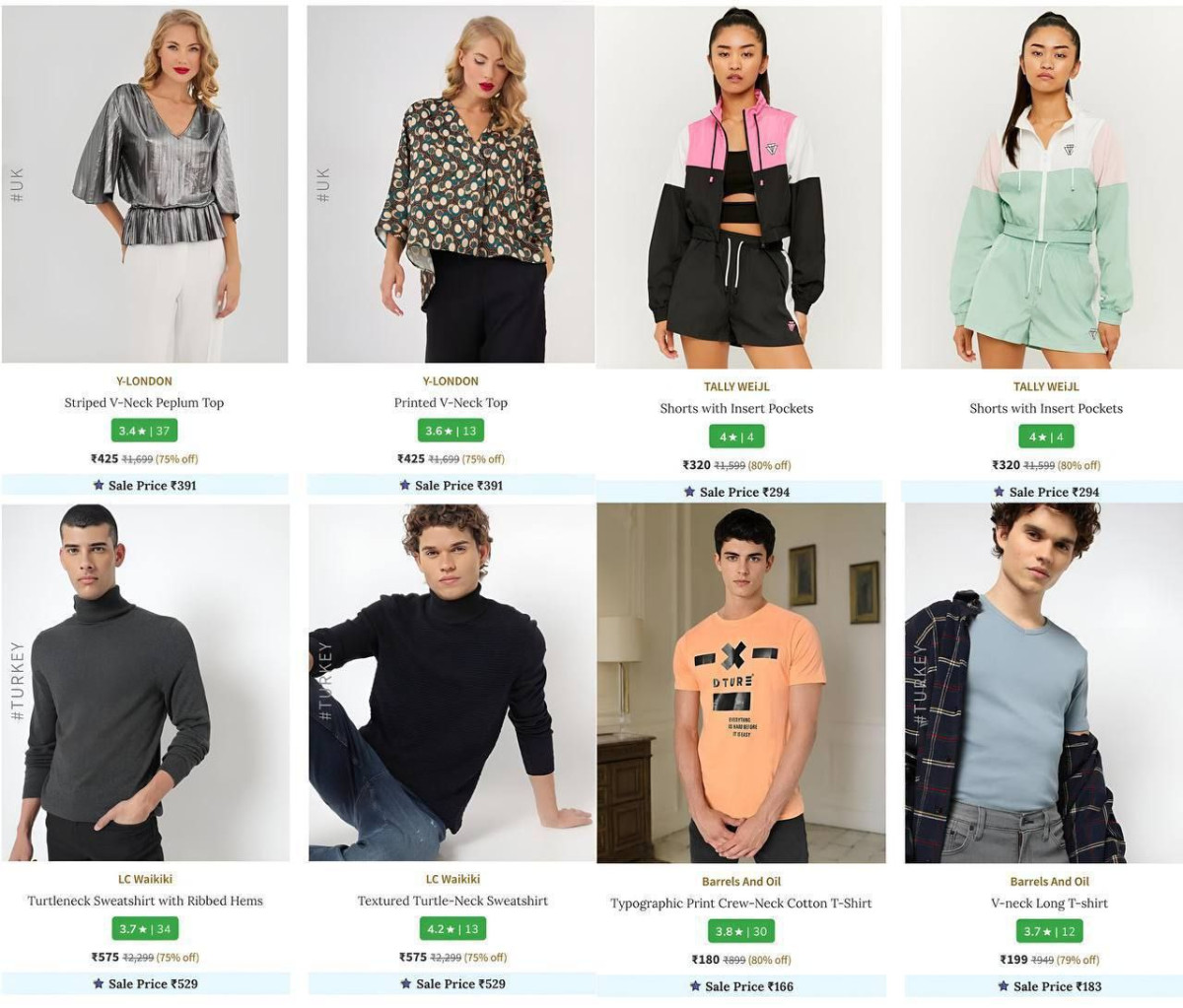 Loot International Brands Clothing 90 Offtally Weijl (switzerland) Barrels 
