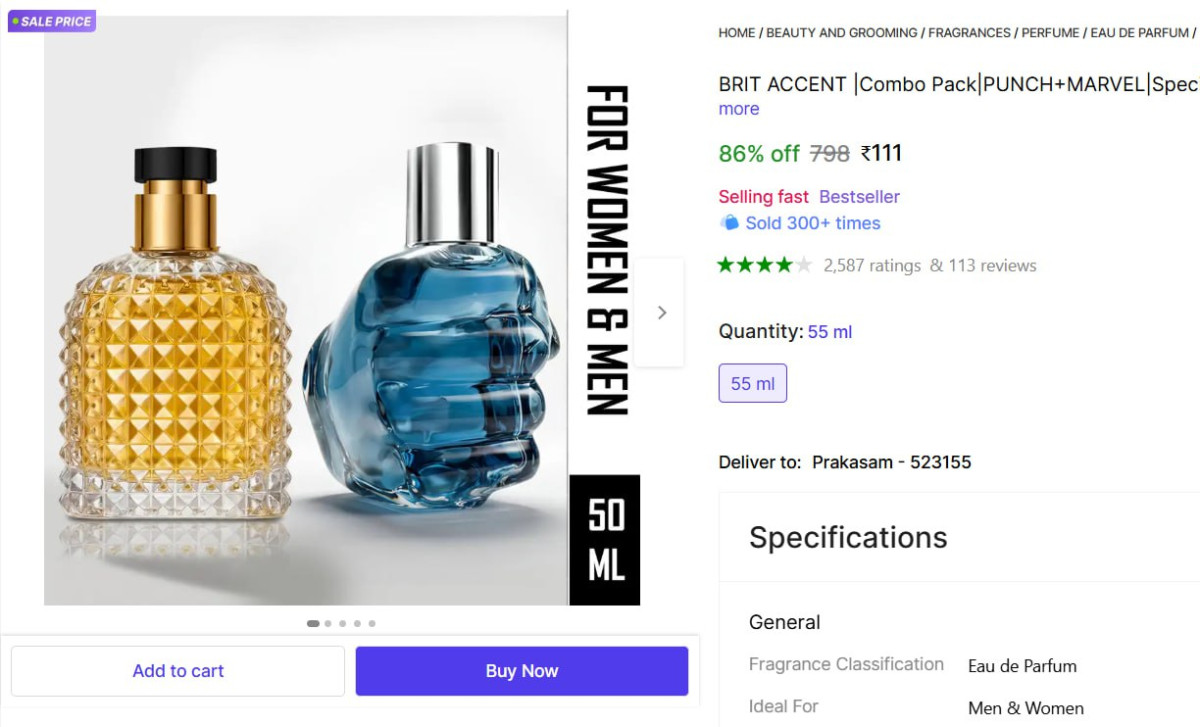 Brit Accent Combo Pack 111 – Best Price in India