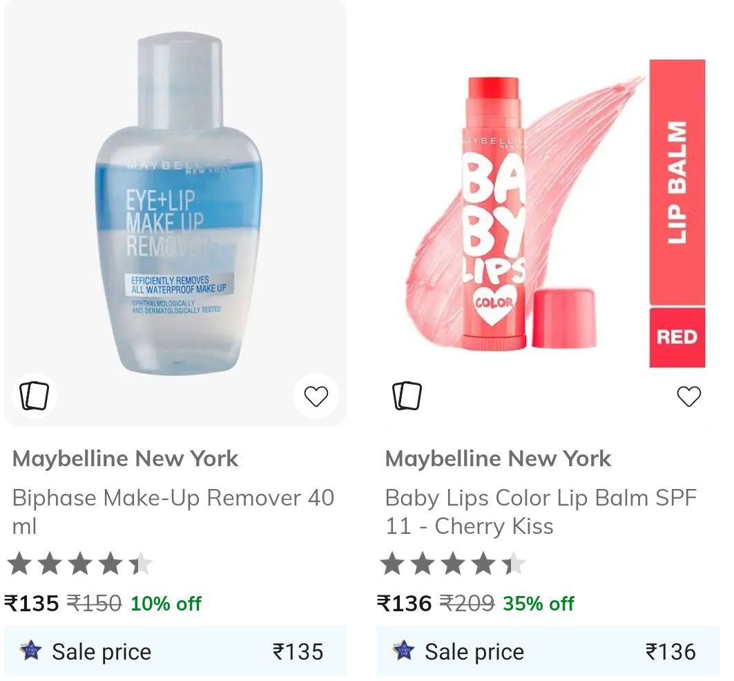 Ajio Maybelline New York Starts 135 10 Ajio Extra Cash – Best Price in Indi