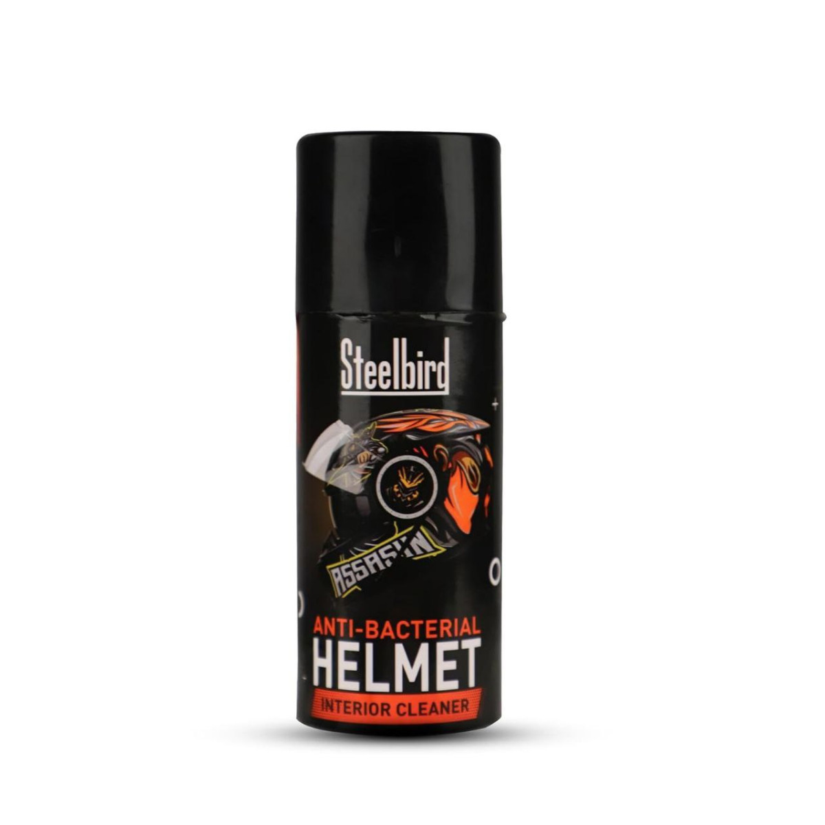 Steelbird Helmet Interior Foam Cleaner Anti Bacterial Spray - 150 Ml Black 