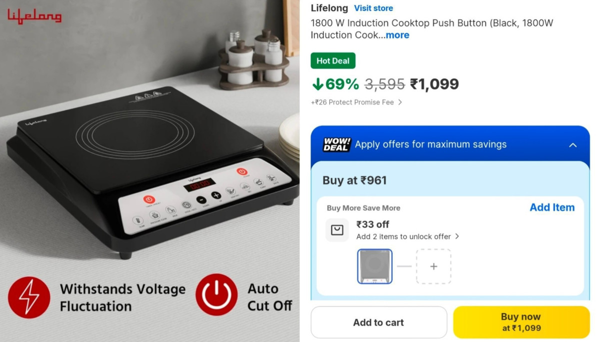 Lifelong 1800w Induction At 1099 – Best Price in India