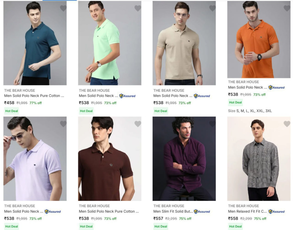 Bear House Men S Clothing Under 699 – Best Price in India