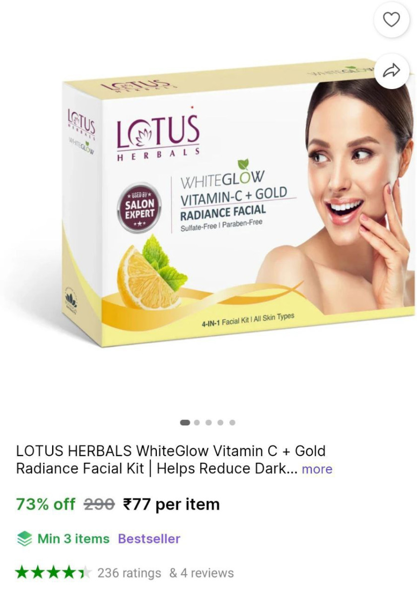 Lotus Facial Kit 77 – Best Price in India