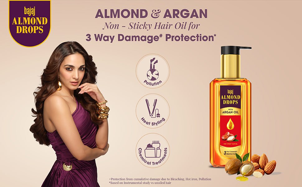 Bajaj Almond Drops Non Sticky Hair Oil (200ml) At 169 – Best Price in India