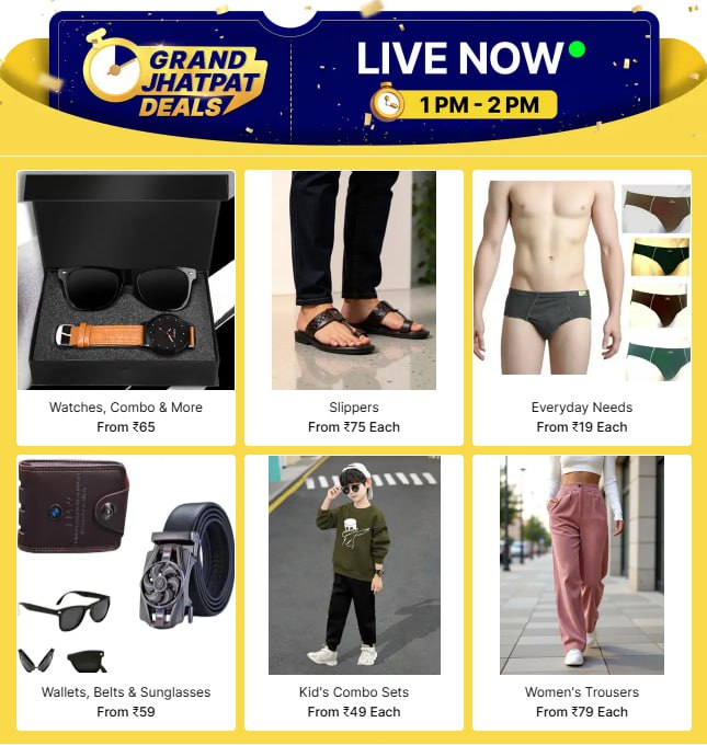 Grand Jhatpat Deals – Best Price in India