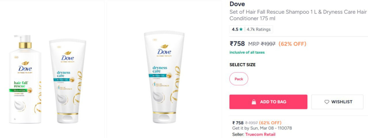 Myntra Flat 62 On Hair Care Combos – Best Price in India