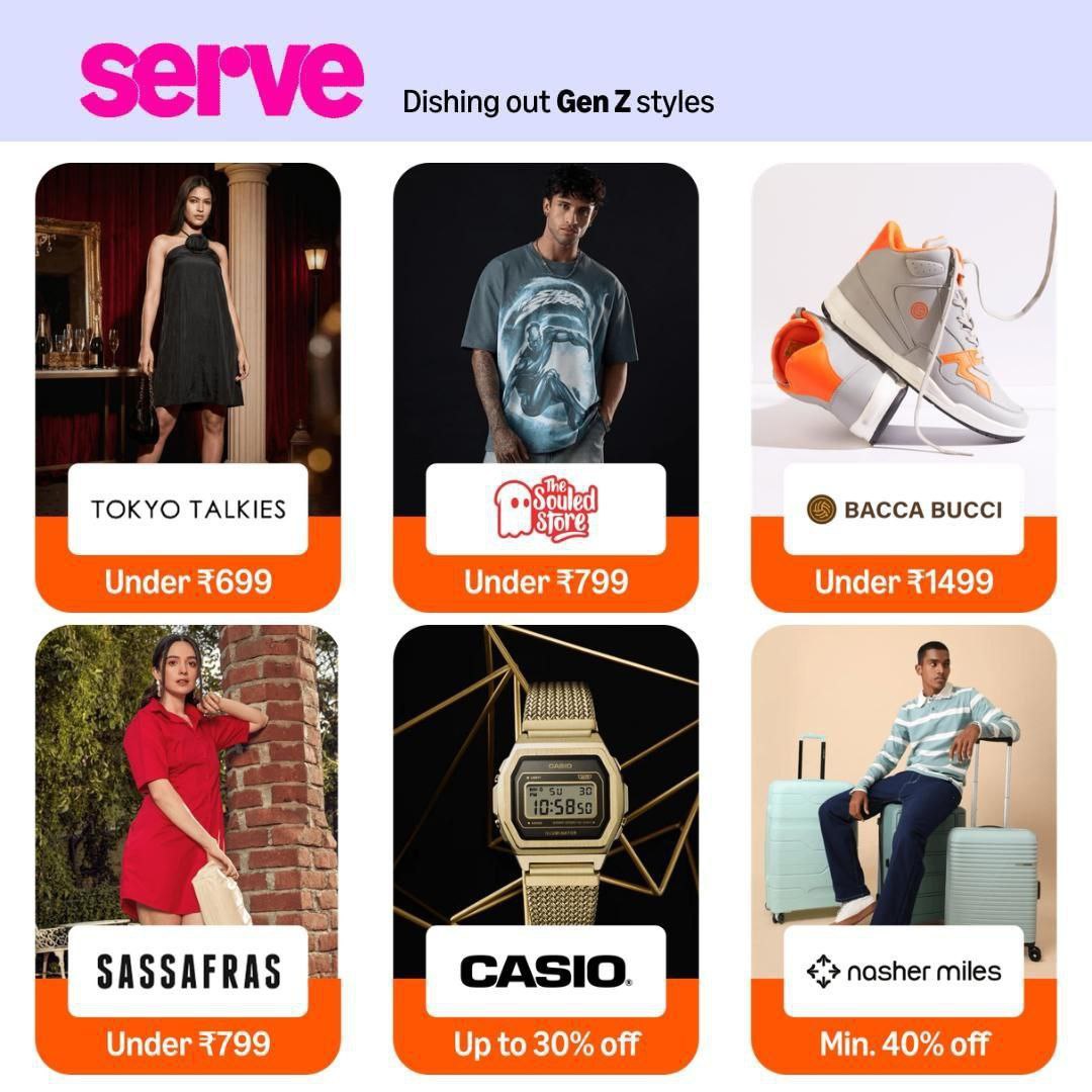 Serve Dishing Out Gen Z Styles Tokyo Talkies Under At 699the Souled Store U