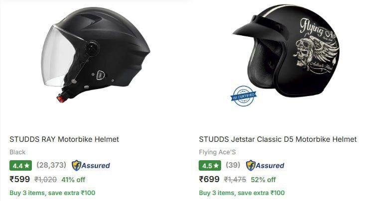 Vega Helmets 61 – Best Price in India