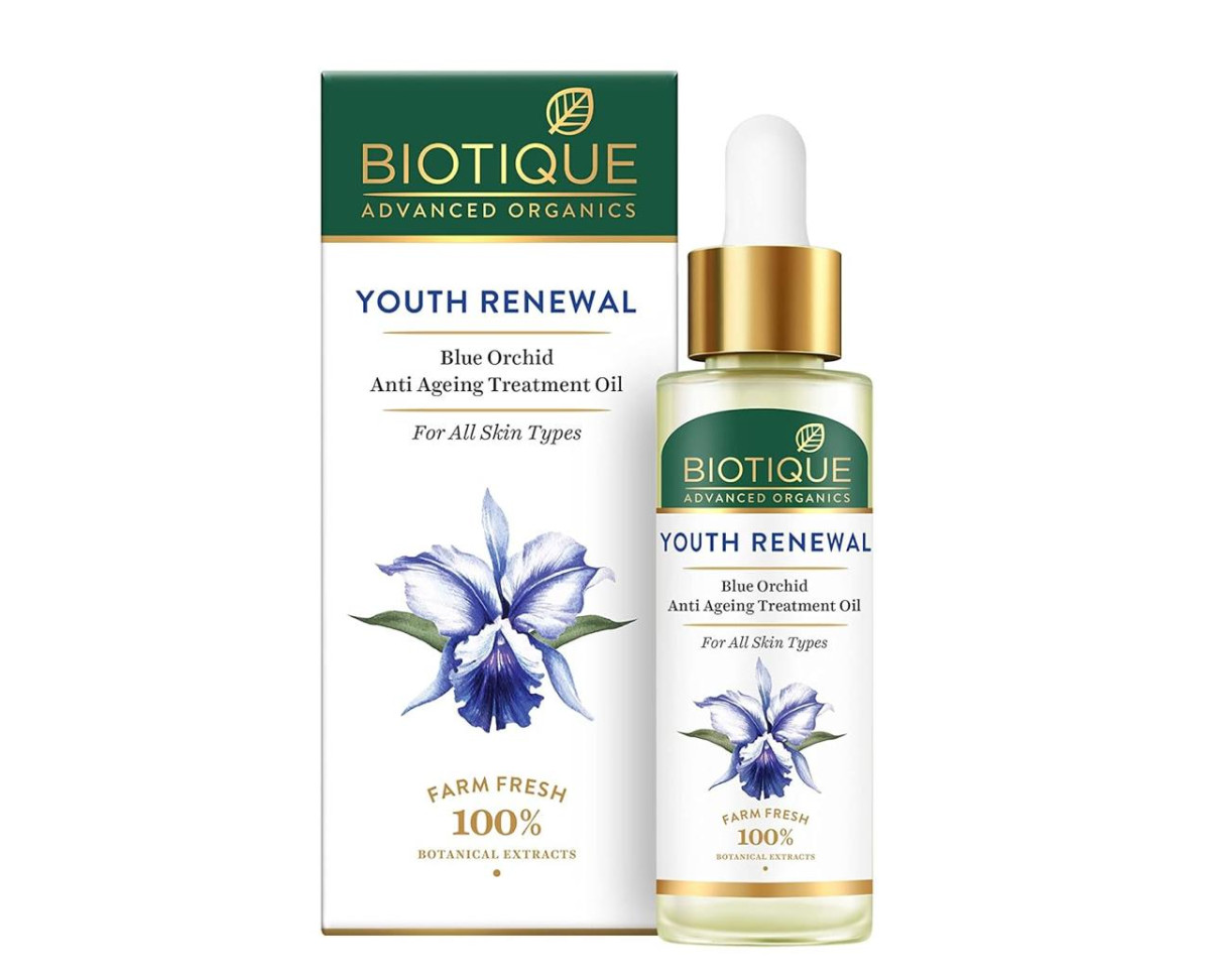Biotique Advanced Organics Youth Renewal Blue Orchid Anti Ageing Treatment 