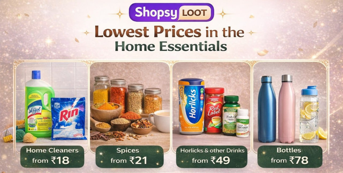 Shopsy Loot Deals Home Cleaners From 18 - Spices From 21 - Horlicks Other D
