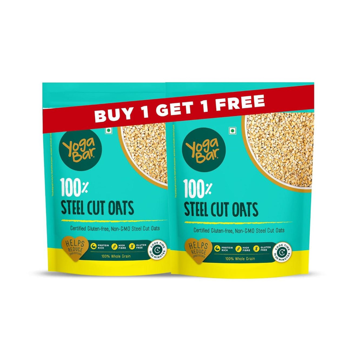 Yogabar Steel Cut Oats 750g(pack Of 2) 329 – Best Price in India