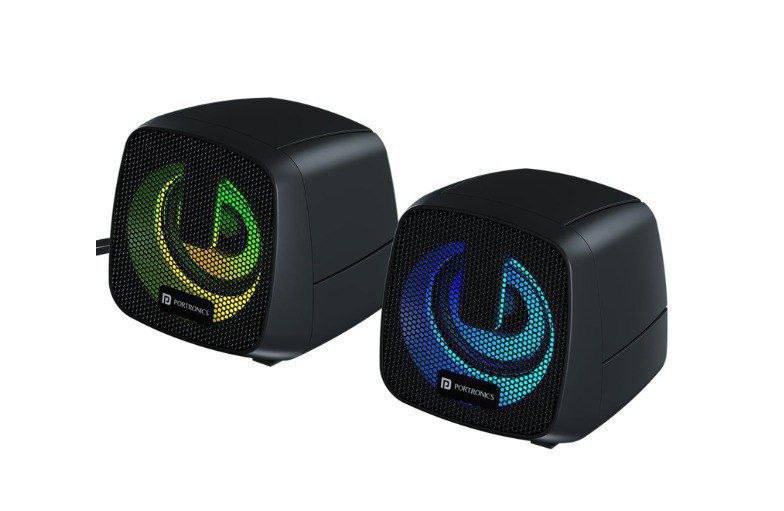 Portronics 6w In Tune 6 Hd Sound 2 0 Channel Portable Desktop Pc Speaker – 