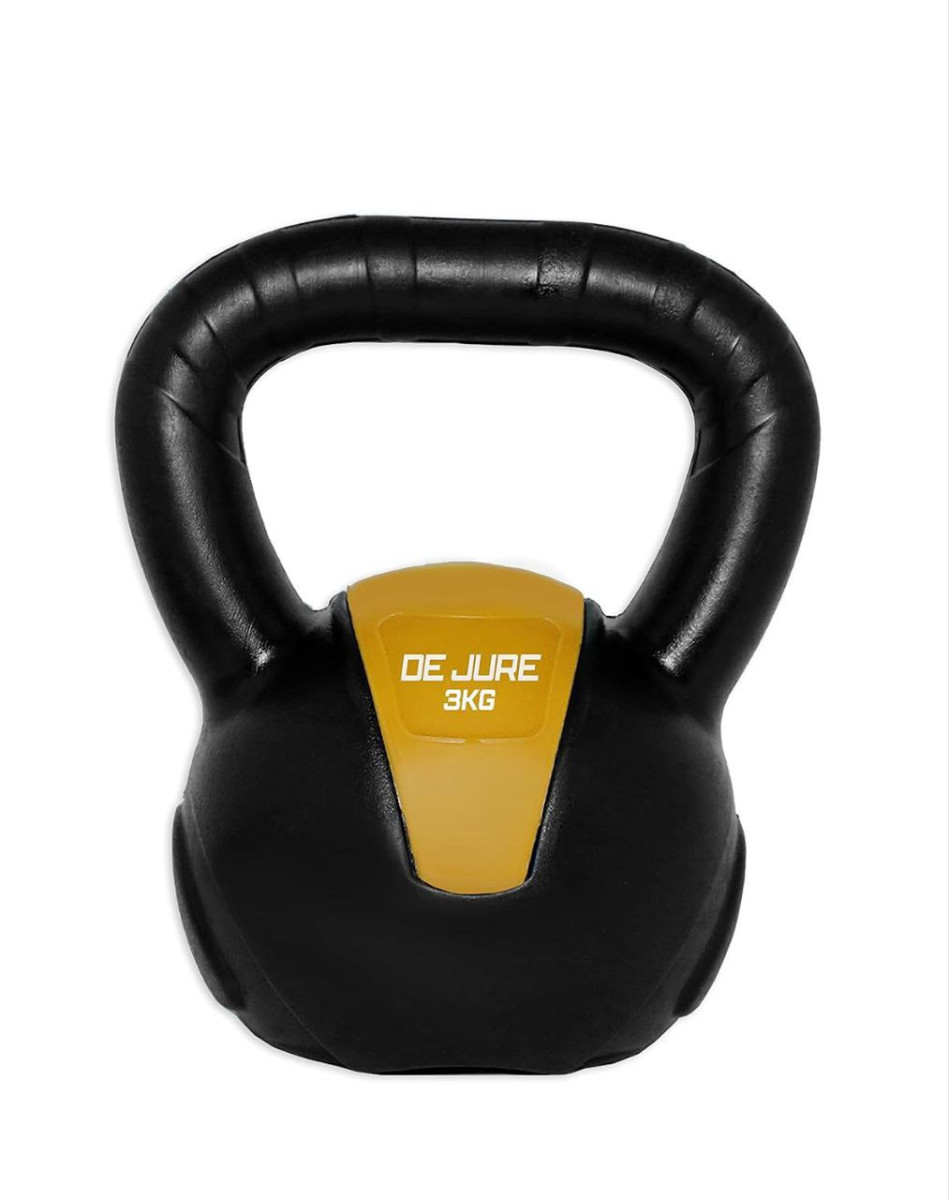 De Jure Fitness Pvc Kettlebell 3kg – Best Price in India