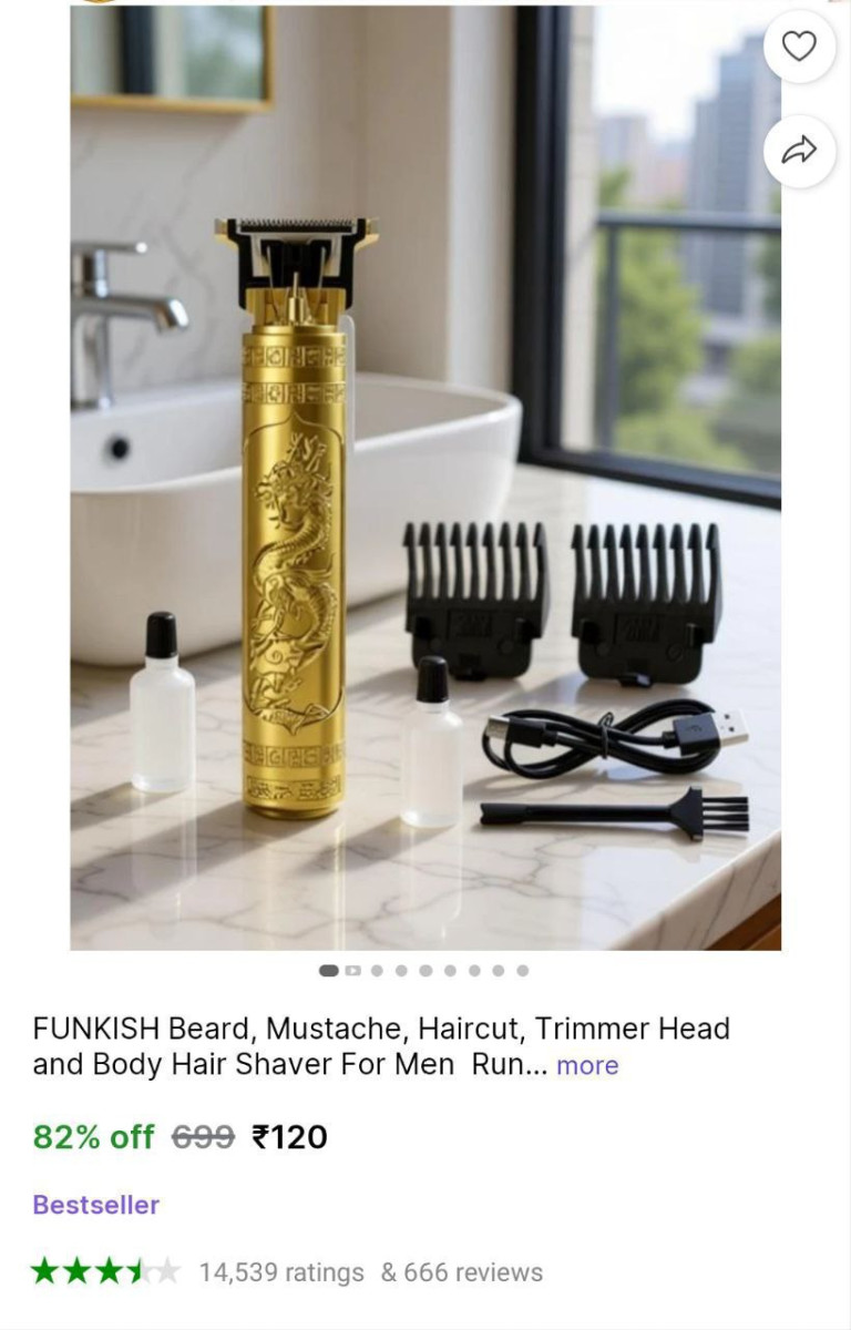Rechargeable Trimmer For Women 120 – Best Price in India