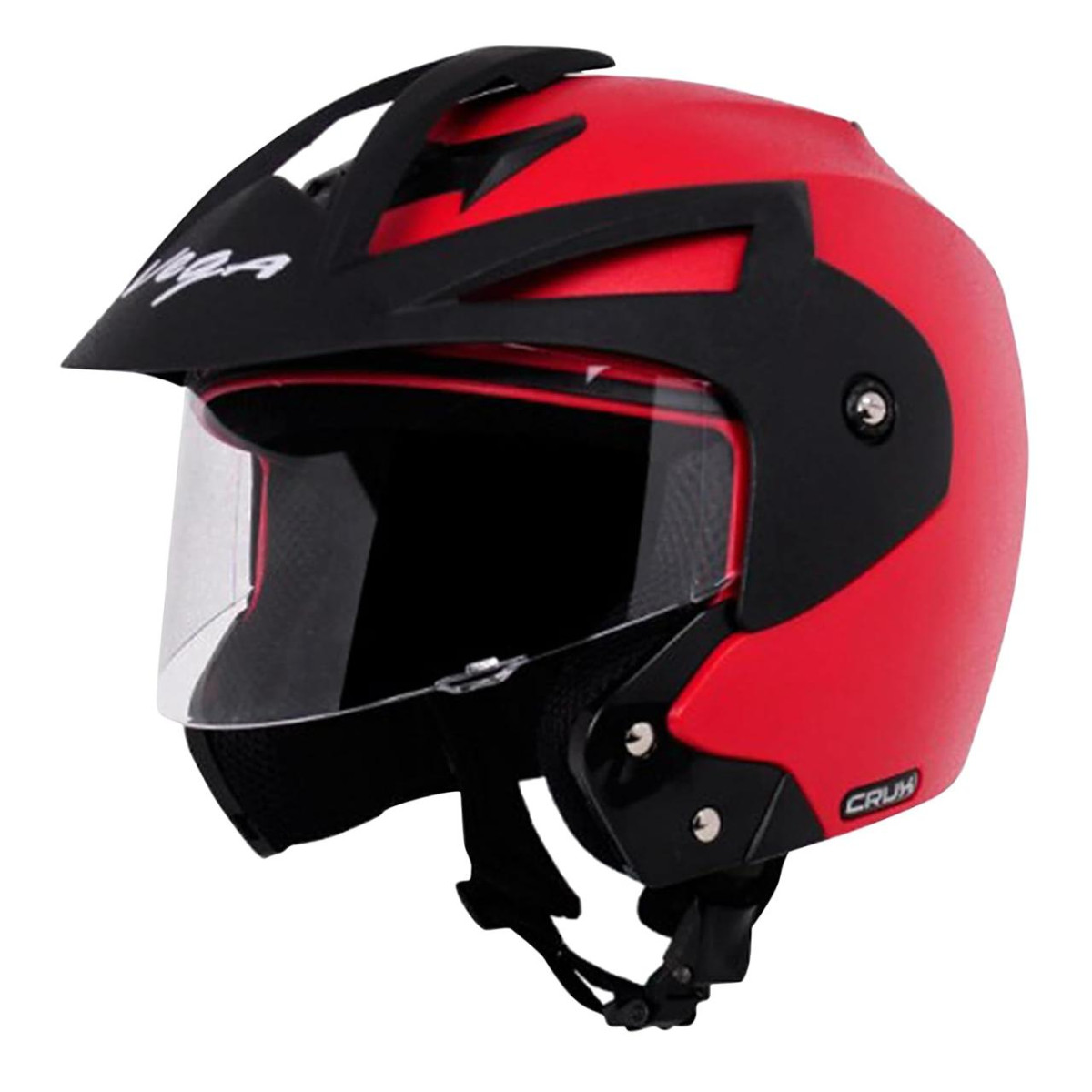 Vega Crux Isi Certified Flip-up Helmet For Men And Women With Clear Visor 7