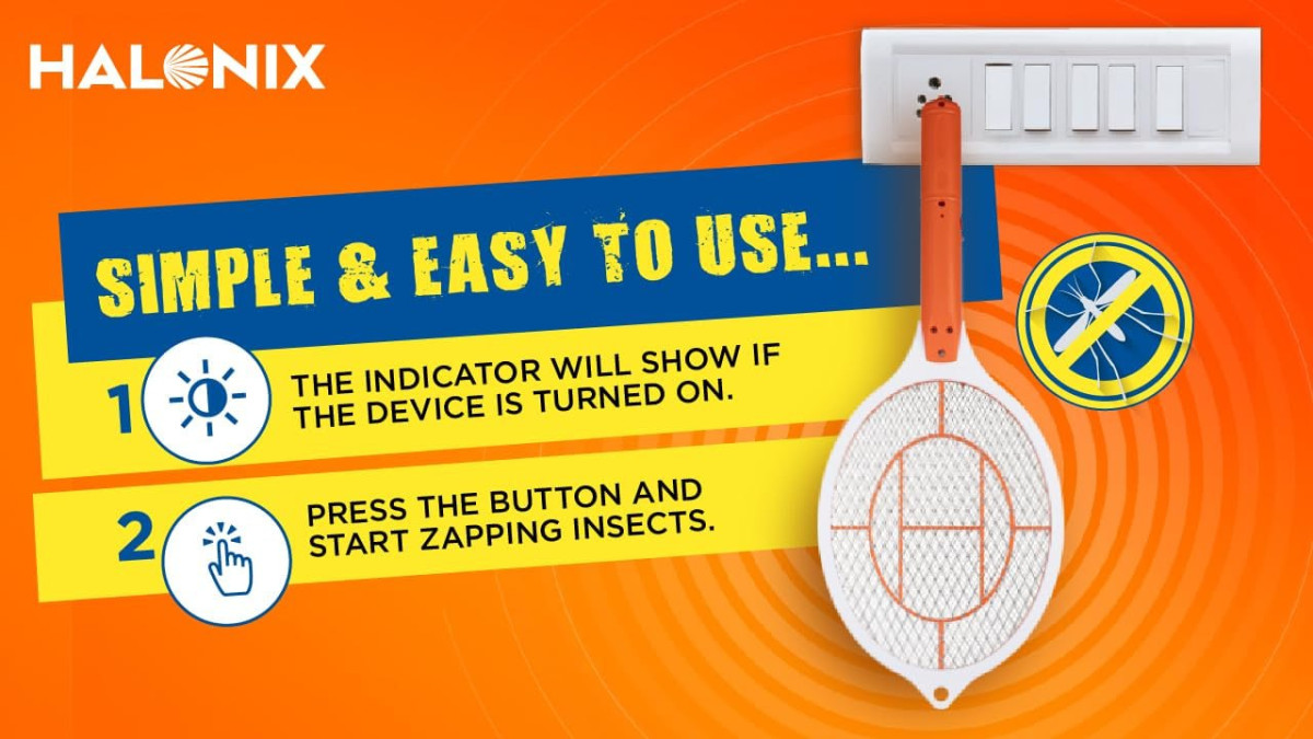 Halonix Mosquito Racquet 400 Mah Battery 288 – Best Price in India