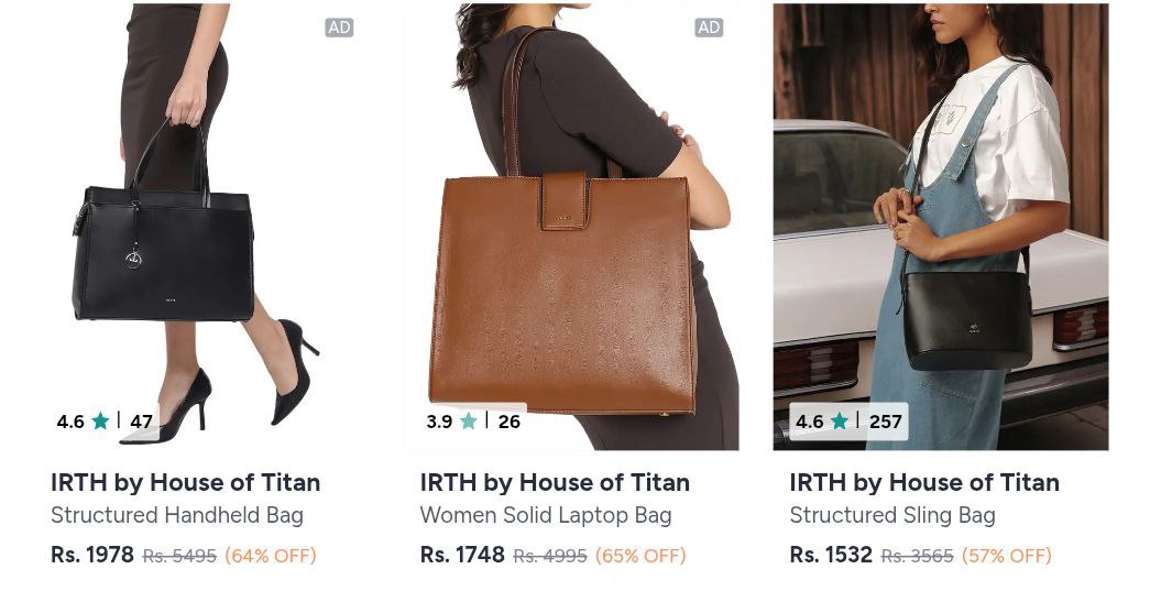 Myntra Mega Handbags Sale Myntra Deals Premium Brands Deals Allen Solly Han