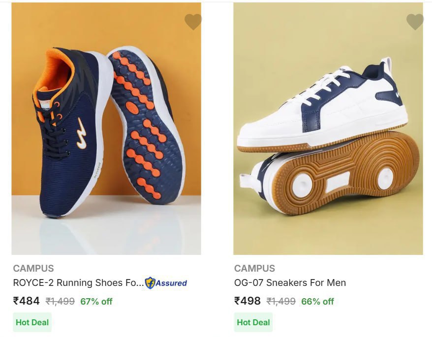 Grab Min 50 On Campus Shoe Men S Women S – Best Price in India