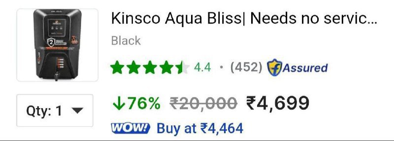 Water Purifier Loot 4699 4899 – Best Price in India