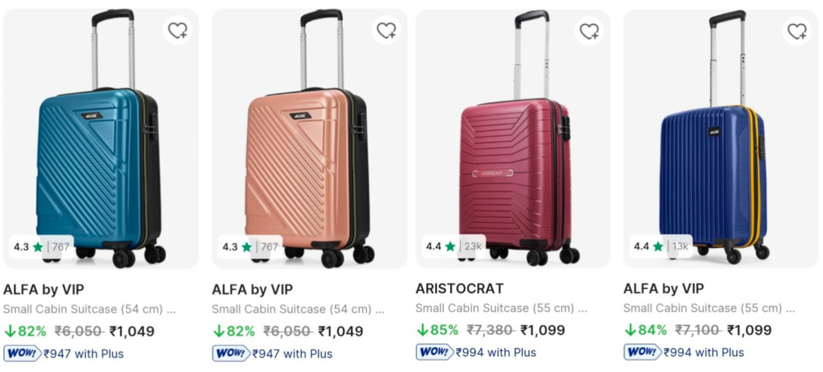 Top Brand Luggage From 1049 – Best Price in India