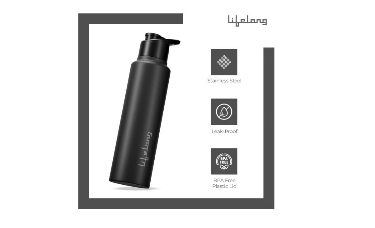 Amazon Lifelong Stainless Steel Water Bottle With Sipper -950ml 249 – Best 