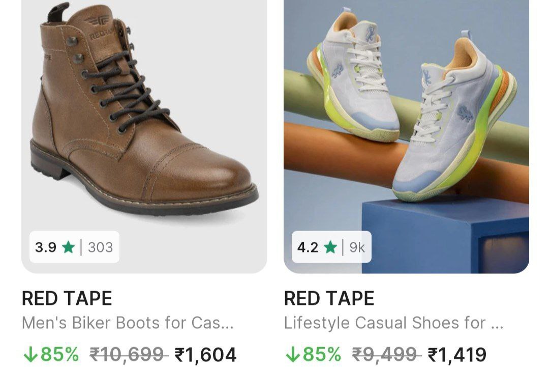 Flipkart Loot Min 85 On Redtape Footwear Extra 10 Coupon Bank Offers Link –