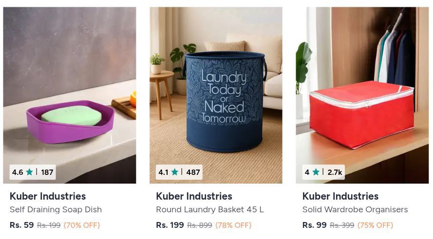Myntra Budget Utility Deals Organisers Under 199 All Home Essentials Under 