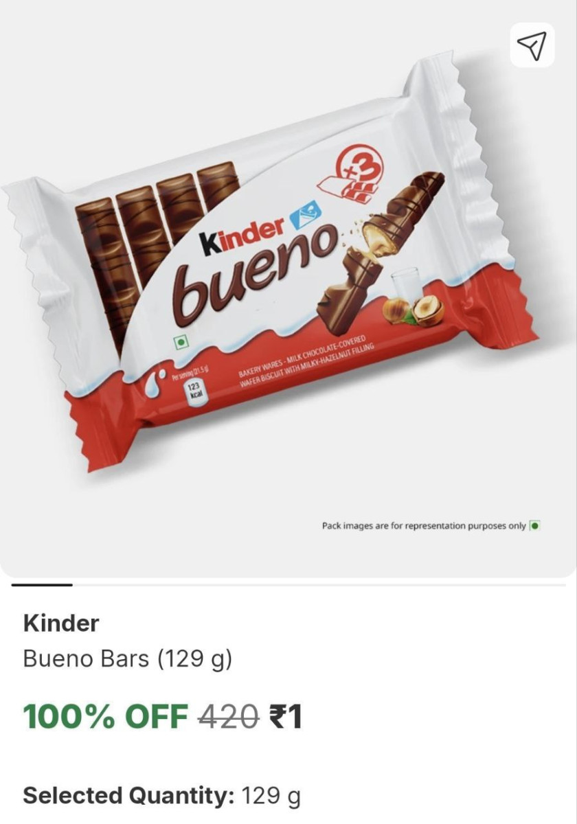 Flipkart 99 On Cadbury Perk And Kinder Joy Chocolates – Best Price in India