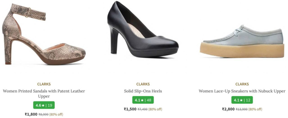 Ajio Loot 80 On Clarks Footwears Womens Mens – Best Price in India